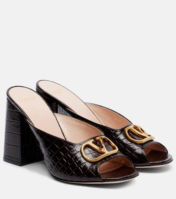 Mules VLogo 95 en cuir | Valentino Garavani