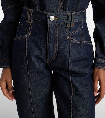 Jeans rectos Drolane de tiro alto | Isabel Marant