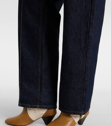 Jeans rectos Drolane de tiro alto | Isabel Marant