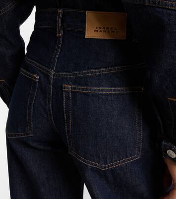Jeans rectos Drolane de tiro alto | Isabel Marant