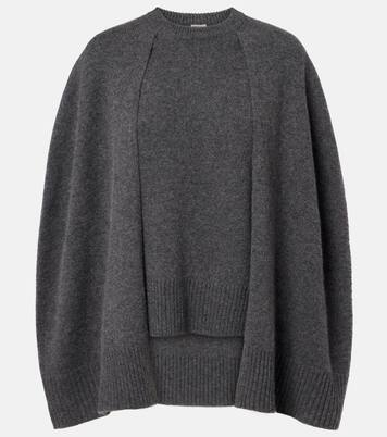 Cashmere poncho | Toteme