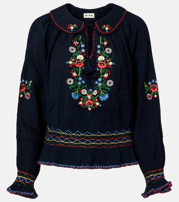Sofira embroidered cotton top | Rixo
