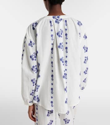 Blouse Winslet en coton à fleurs | Velvet