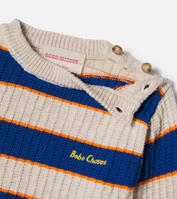 Baby Bobo Choses striped cotton sweater | Bobo Choses