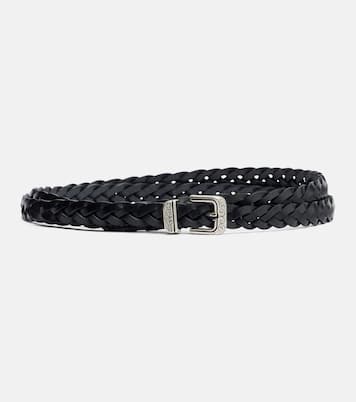 Braided leather belt | Etro