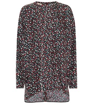 Blusa a stampa in seta | Marni