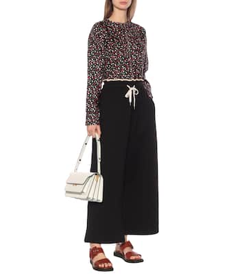Blusa a stampa in seta | Marni