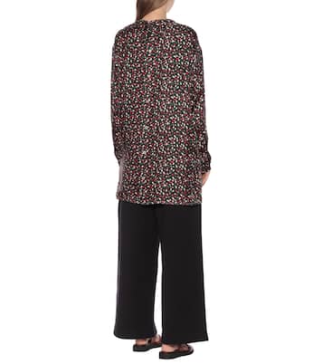 Blusa a stampa in seta | Marni