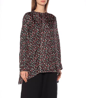 Blusa a stampa in seta | Marni
