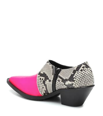 Botines de piel efecto serpiente | Junya Watanabe