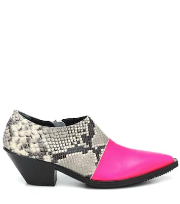 Botines de piel efecto serpiente | Junya Watanabe
