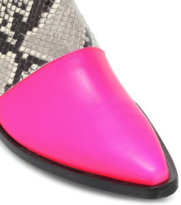 Botines de piel efecto serpiente | Junya Watanabe