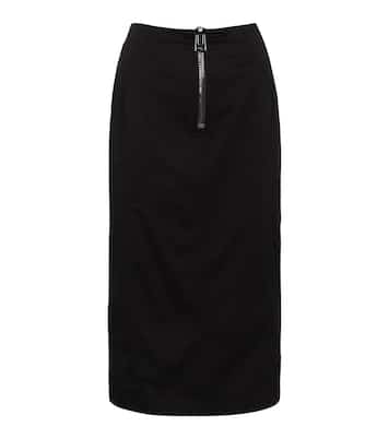Jupe crayon en coton | Tom Ford