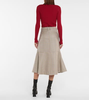 Plaid midi skirt | Stella McCartney