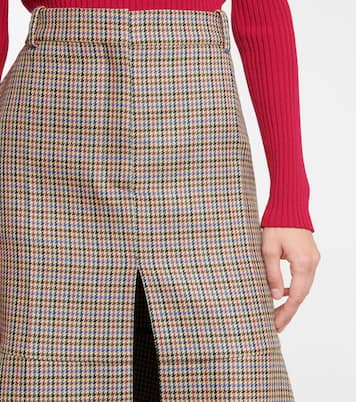 Plaid midi skirt | Stella McCartney