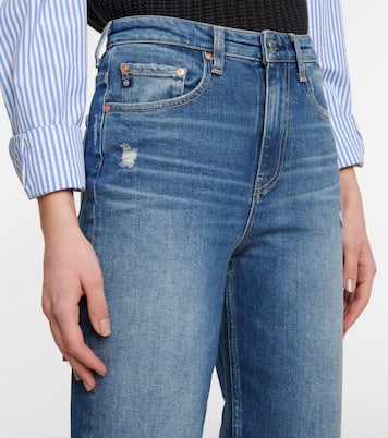 Balloon high-rise straight jeans | AG Jeans