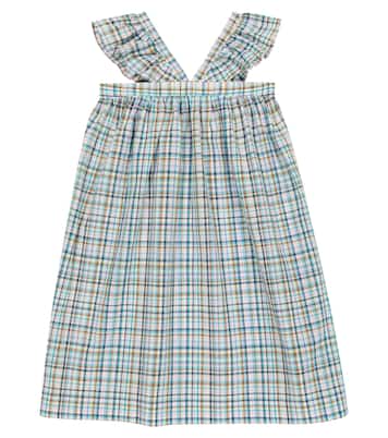 Robe Eleana en coton à carreaux | Bonpoint