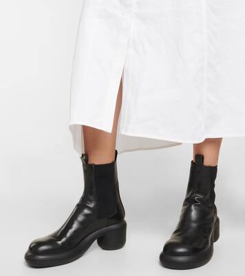 Leather ankle boots | Jil Sander