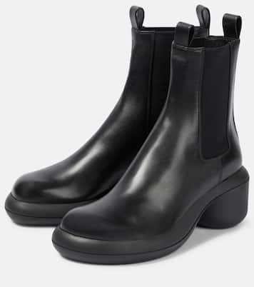 Leather ankle boots | Jil Sander