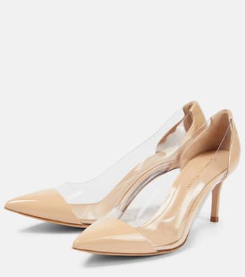Pumps Plexi 70 in pelle e PVC | Gianvito Rossi