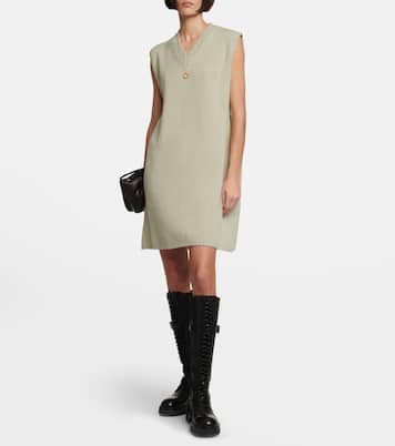 Virgin wool sleeveless minidress | Maison Margiela