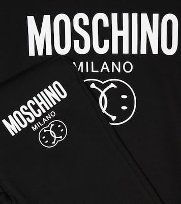 Printed cotton sweatshirt and sweatpants set | Moschino Kids