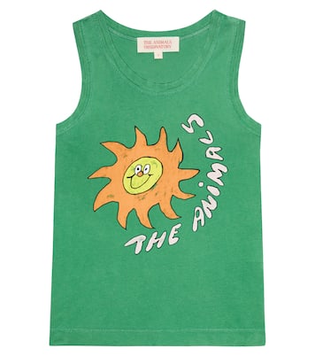 Printed cotton tank top | The Animals Observatory