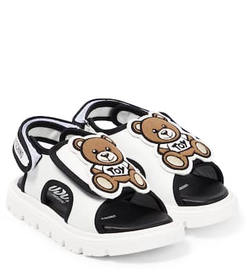 Sandales en cuir à logo | Moschino Kids