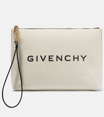 Clutch in canvas di misto cotone | Givenchy