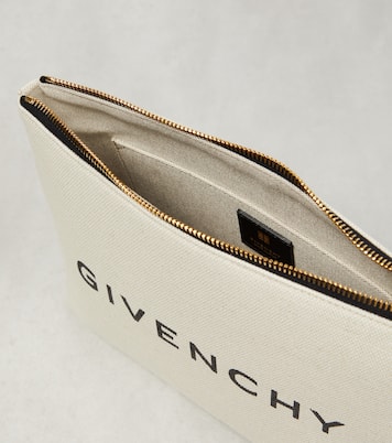 Clutch in canvas di misto cotone | Givenchy