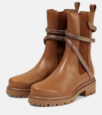 Ankle Boots aus Leder | Rene Caovilla