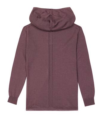 Sweat-shirt à capuche en laine vierge | Rick Owens Kids