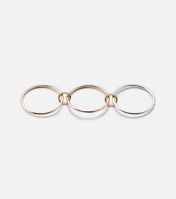 Cyllene MX 18kt yellow, rose, and white gold rings | Spinelli Kilcollin