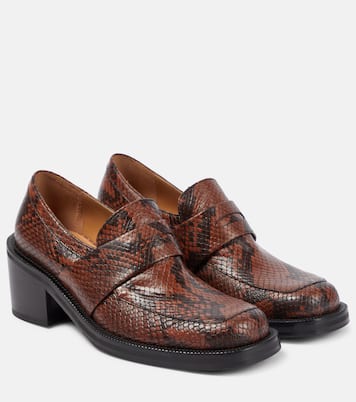 Loafer-Pumps aus Leder | Dries Van Noten