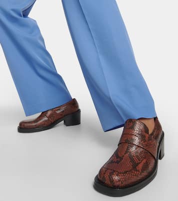 Loafer-Pumps aus Leder | Dries Van Noten
