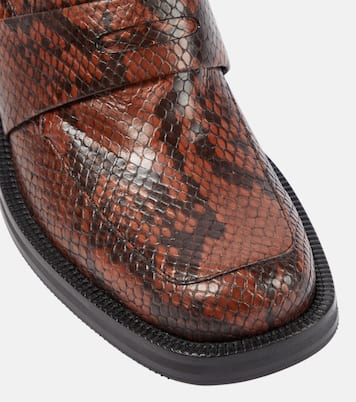 Loafer-Pumps aus Leder | Dries Van Noten