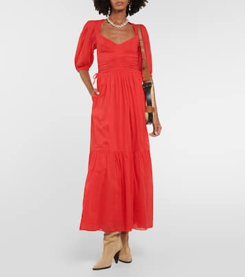 Vestido largo Leoniza de algodón | Marant Etoile