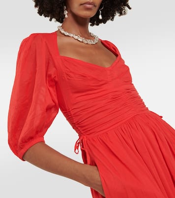 Vestido largo Leoniza de algodón | Marant Etoile