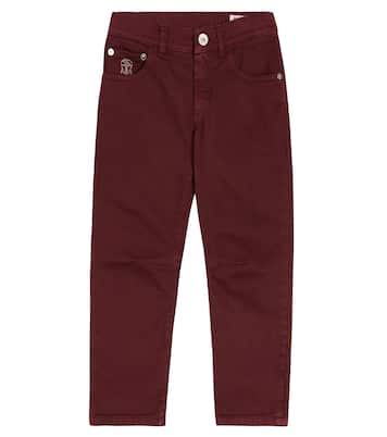 Jeans con gamba arrotondata | Brunello Cucinelli Kids
