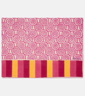 Camelia Magenta cotton table runner | Lisa Corti
