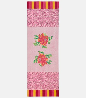 Camelia Magenta cotton table runner | Lisa Corti
