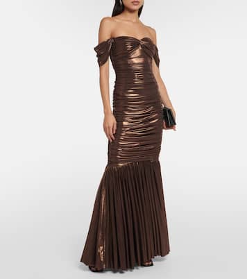 Walter off-shoulder gown  | Norma Kamali