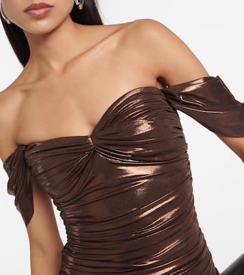 Walter off-shoulder gown  | Norma Kamali