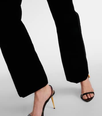 Pantaloni regular Wallis in velluto | Tom Ford