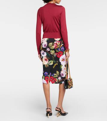 Cardigan in seta | Dolce&Gabbana