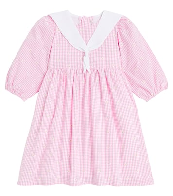 Robe Amelia brodée en coton mélangé | La Coqueta