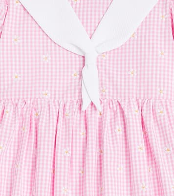 Robe Amelia brodée en coton mélangé | La Coqueta