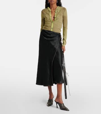 Cardigan Kaluminium in jersey | Acne Studios