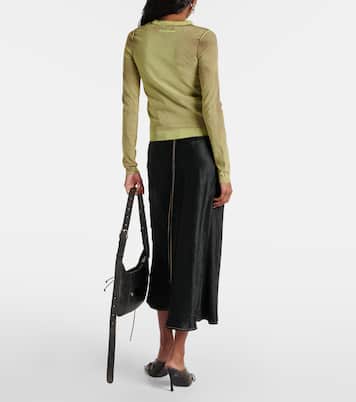 Cardigan Kaluminium in jersey | Acne Studios