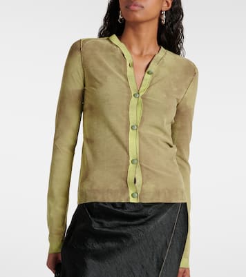 Cardigan Kaluminium in jersey | Acne Studios